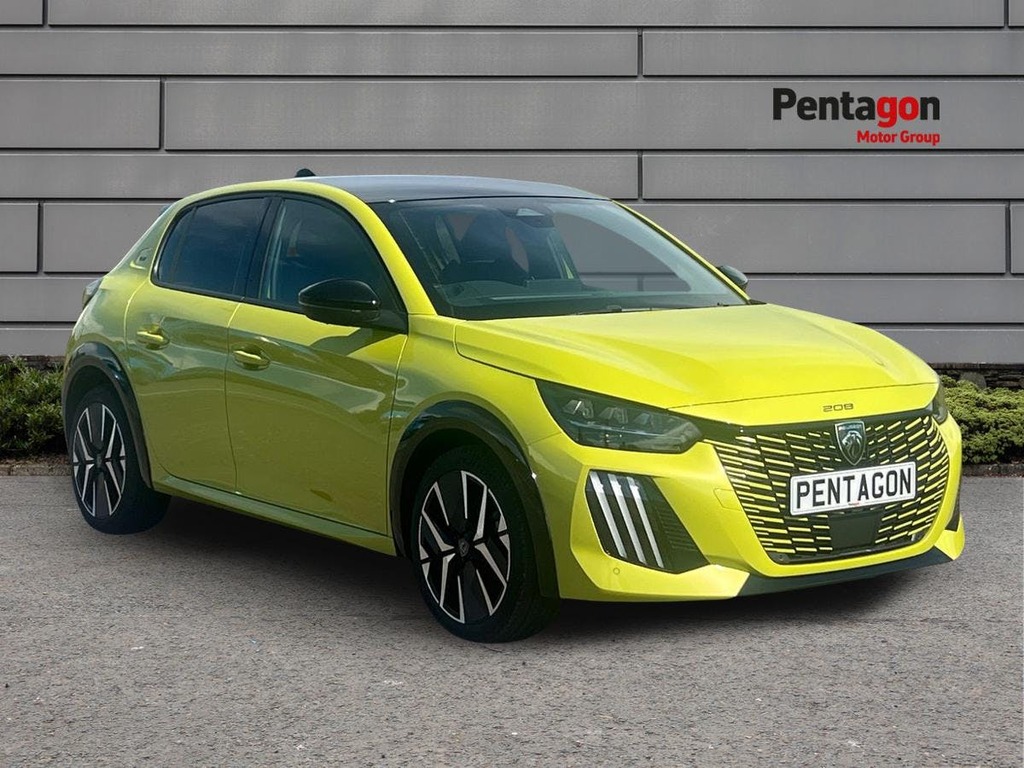 Peugeot 208 1.2 Turbo Gt Hatchback Euro 6 S Yellow
