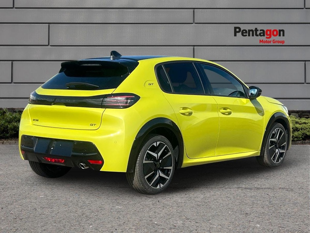 Peugeot 208 1.2 Turbo Gt Hatchback Euro 6 S FV26XJX Yellow #4
