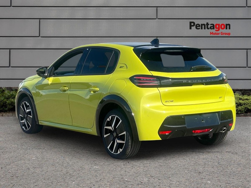 Peugeot 208 1.2 Turbo Gt Hatchback Euro 6 S FV26XJX Yellow #2
