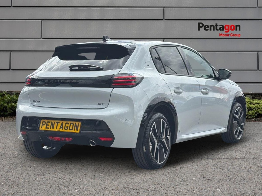 Peugeot 208 1.2 Turbo Gt Hatchback Euro 6 S FV26UGF White #4