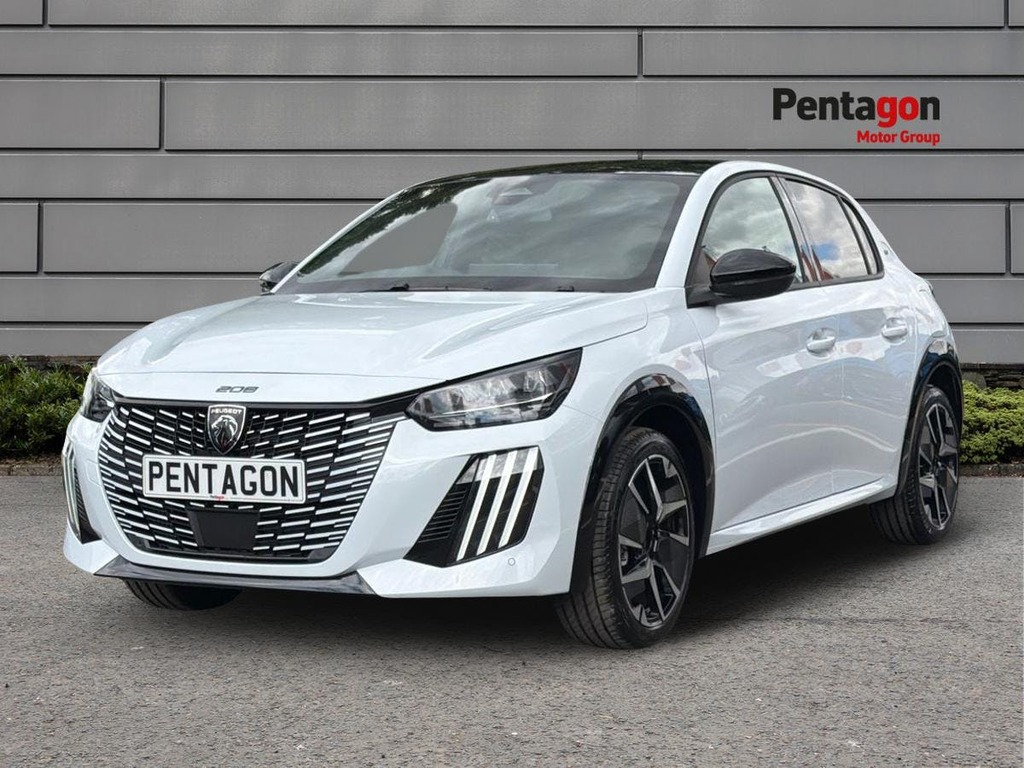 Peugeot 208 1.2 Turbo Gt Hatchback Euro 6 S FV26UGF White #3