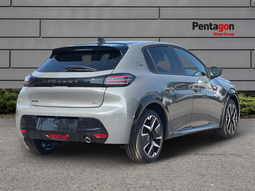 Peugeot 208 1.2 Turbo Gt Premium Hatchback E FT26HFZ Grey #4