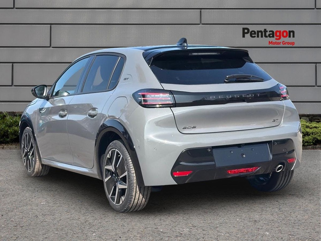 Peugeot 208 1.2 Turbo Gt Premium Hatchback E FT26HFZ Grey #2