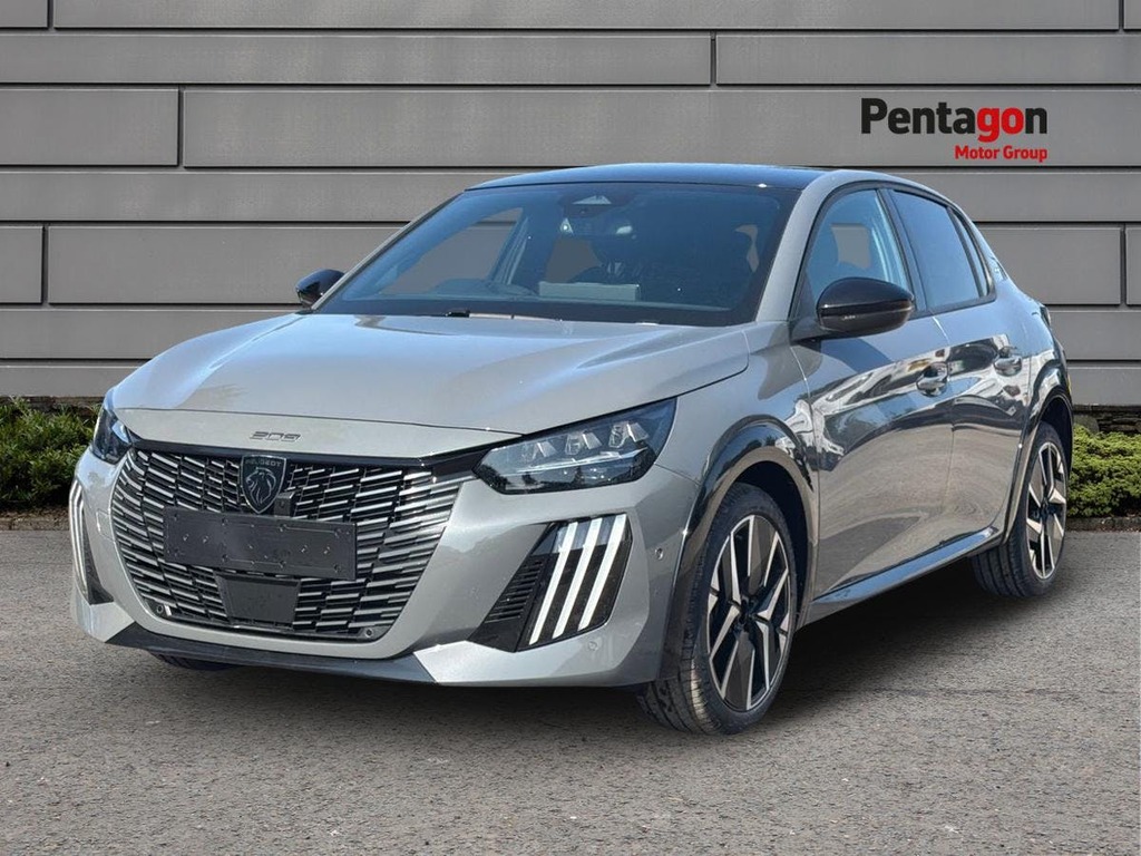 Peugeot 208 1.2 Turbo Gt Premium Hatchback E FT26HFZ Grey #3