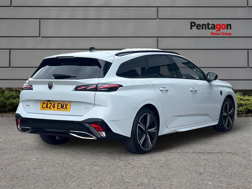 Peugeot 308 SW 1.2 Puretech Gt Estate Eat Euro 6 Ss White #4