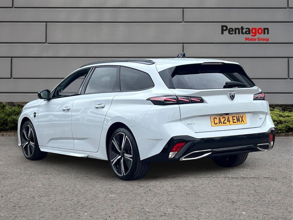 Peugeot 308 SW 1.2 Puretech Gt Estate Eat Euro 6 Ss White #2