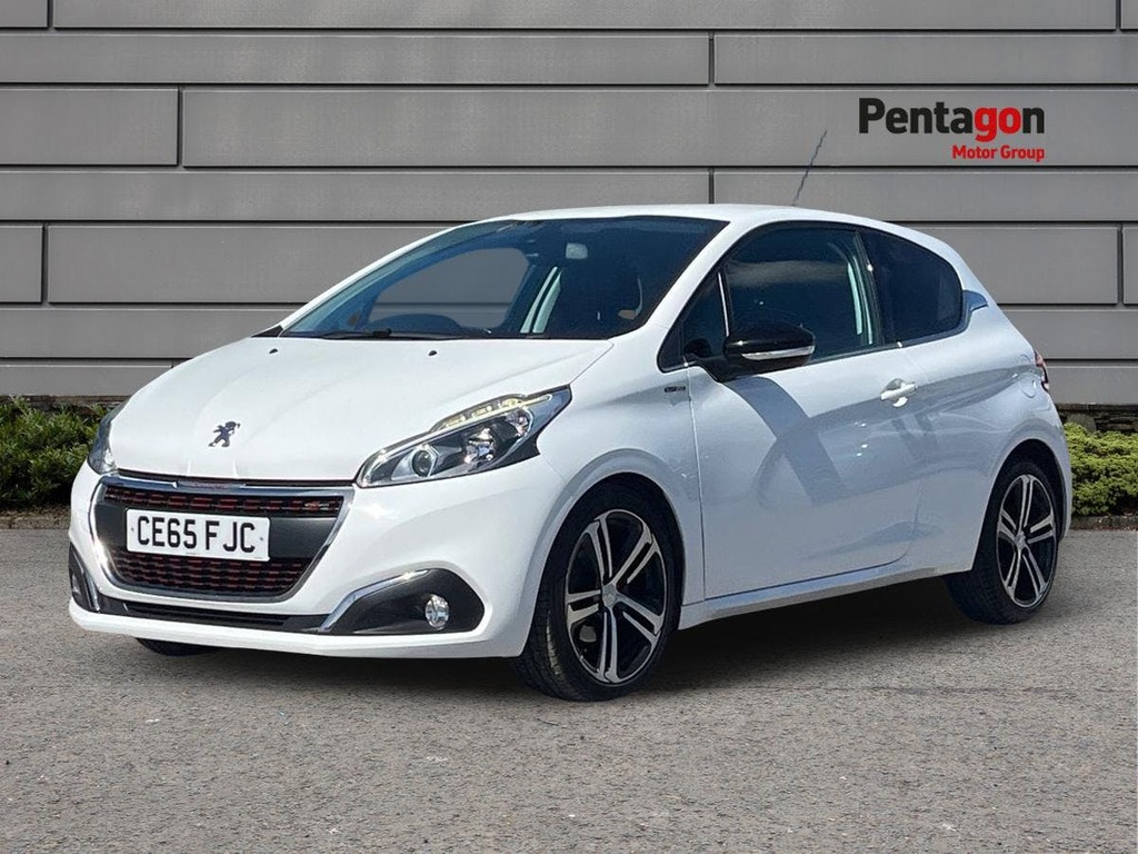 Peugeot 208 1.6 Bluehdi Gt Line Hatchback Eu White #3
