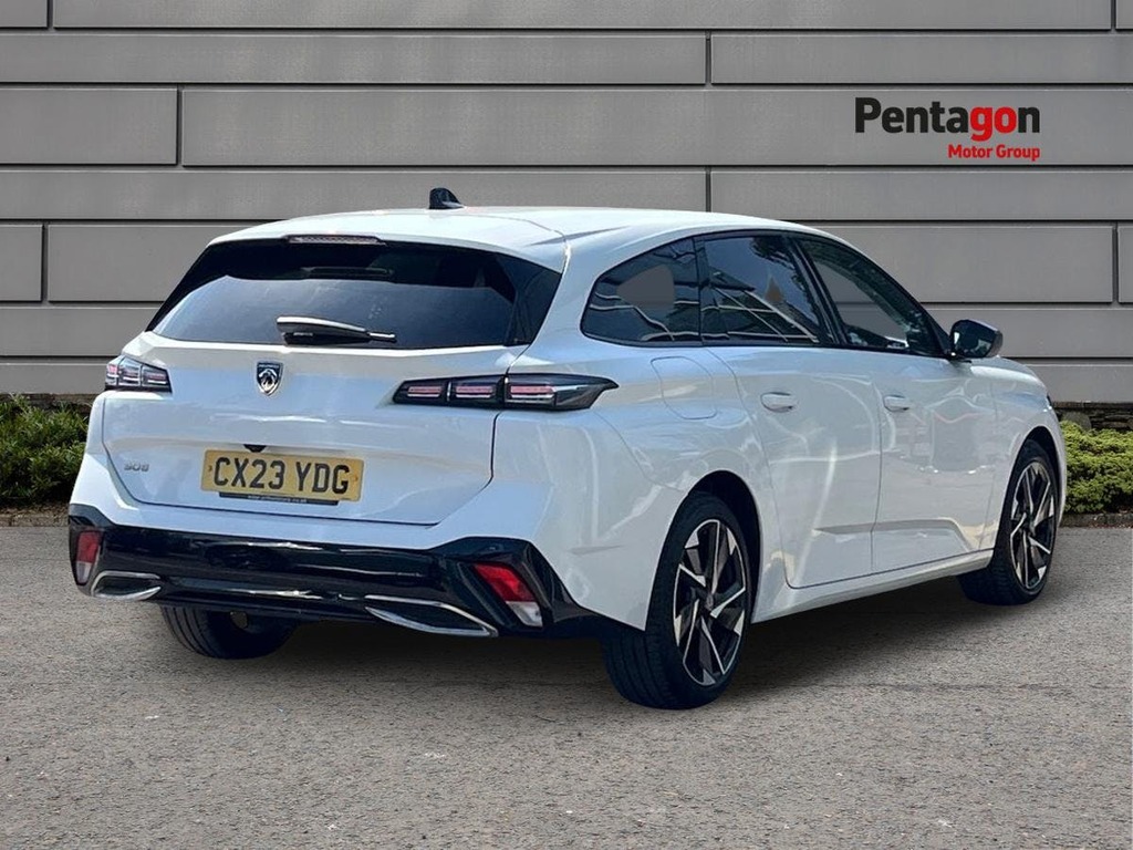 Peugeot 308 SW 1.5 Bluehdi Allure Premium Estate Eat E White #4