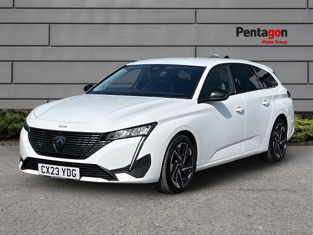 Peugeot 308 SW 1.5 Bluehdi Allure Premium Estate Eat E White #3