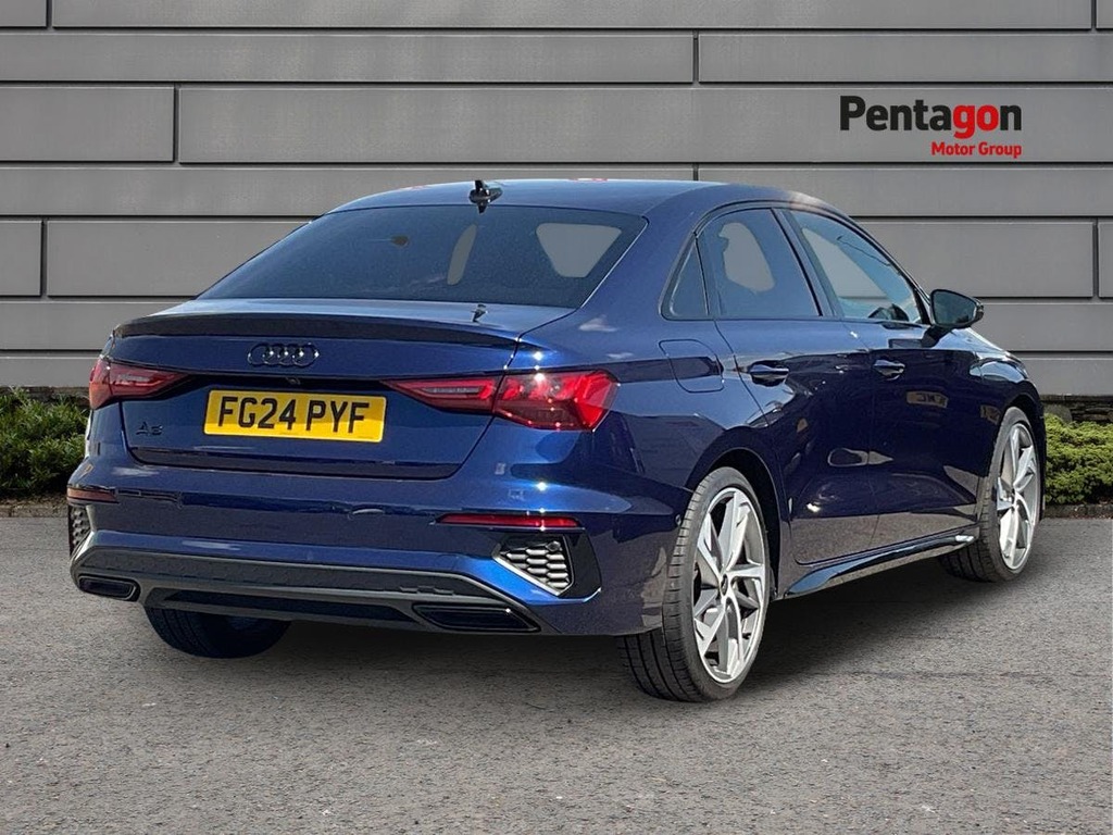 Audi A3 2.0 Tdi 35 Black Edition Saloon S Troni Blue #4