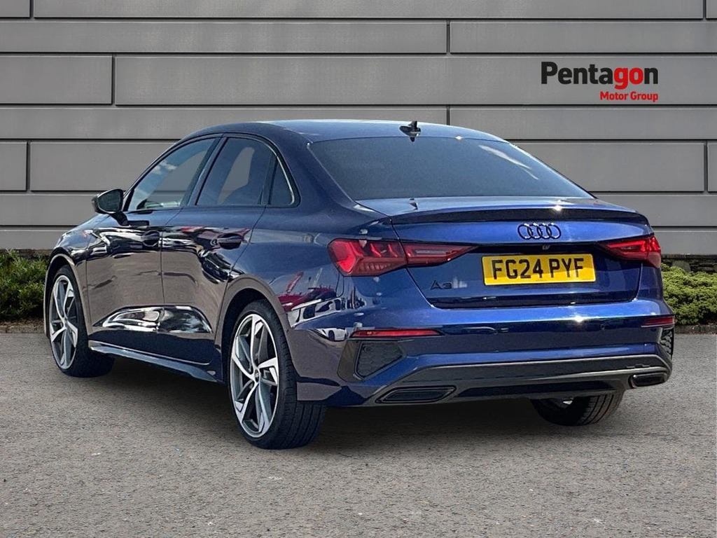 Audi A3 2.0 Tdi 35 Black Edition Saloon S Troni Blue #2