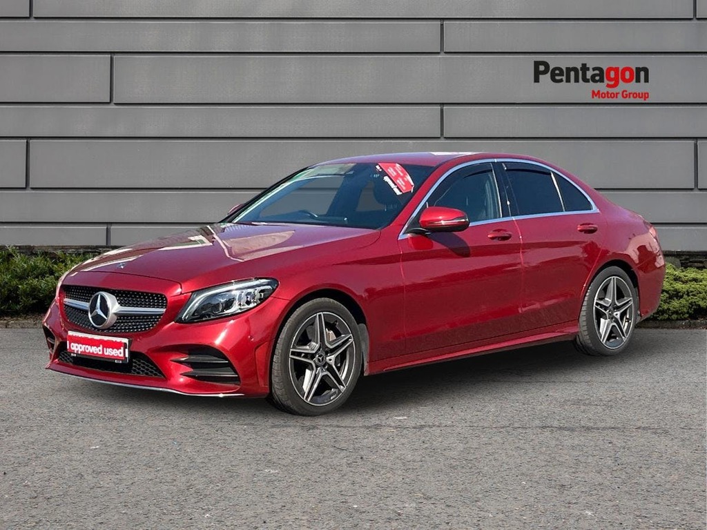 Mercedes-Benz C Class 2.0 C300d Amg Line Edition Premium Saloon Di Red #3