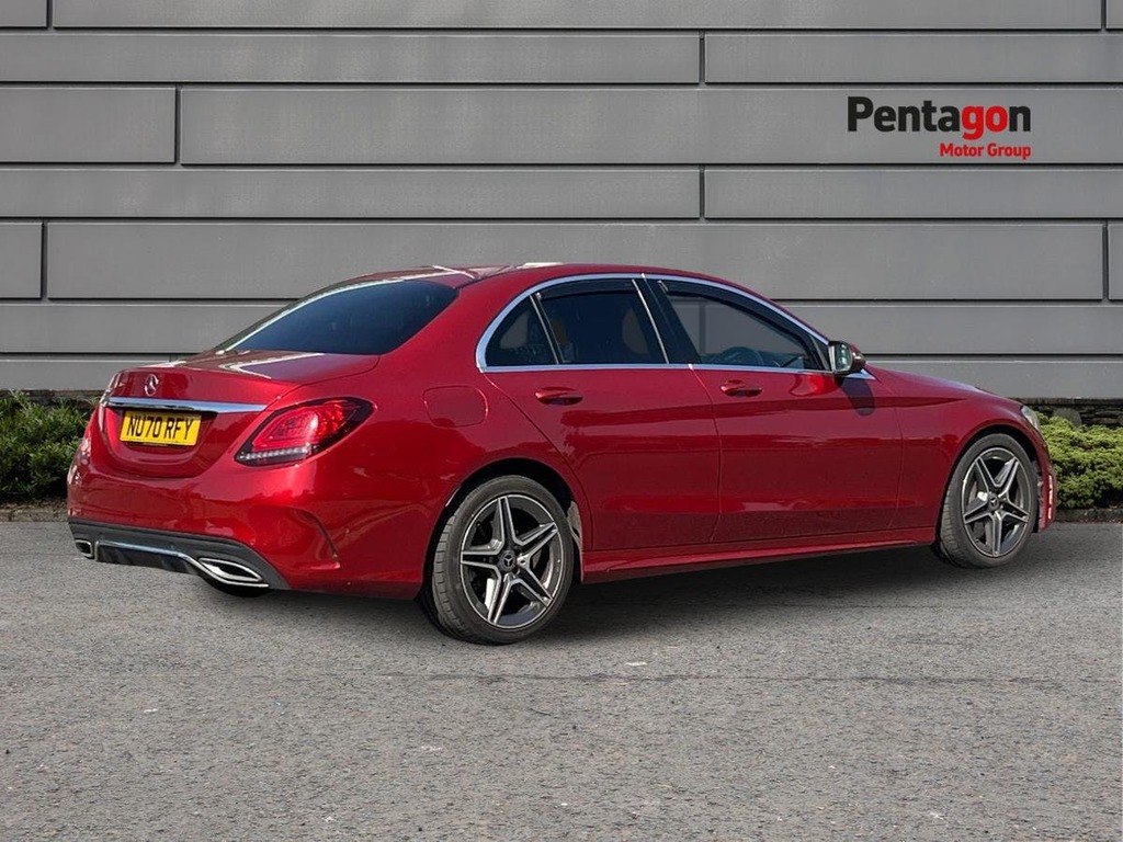 Mercedes-Benz C Class 2.0 C300d Amg Line Edition Premium Saloon Di Red #4