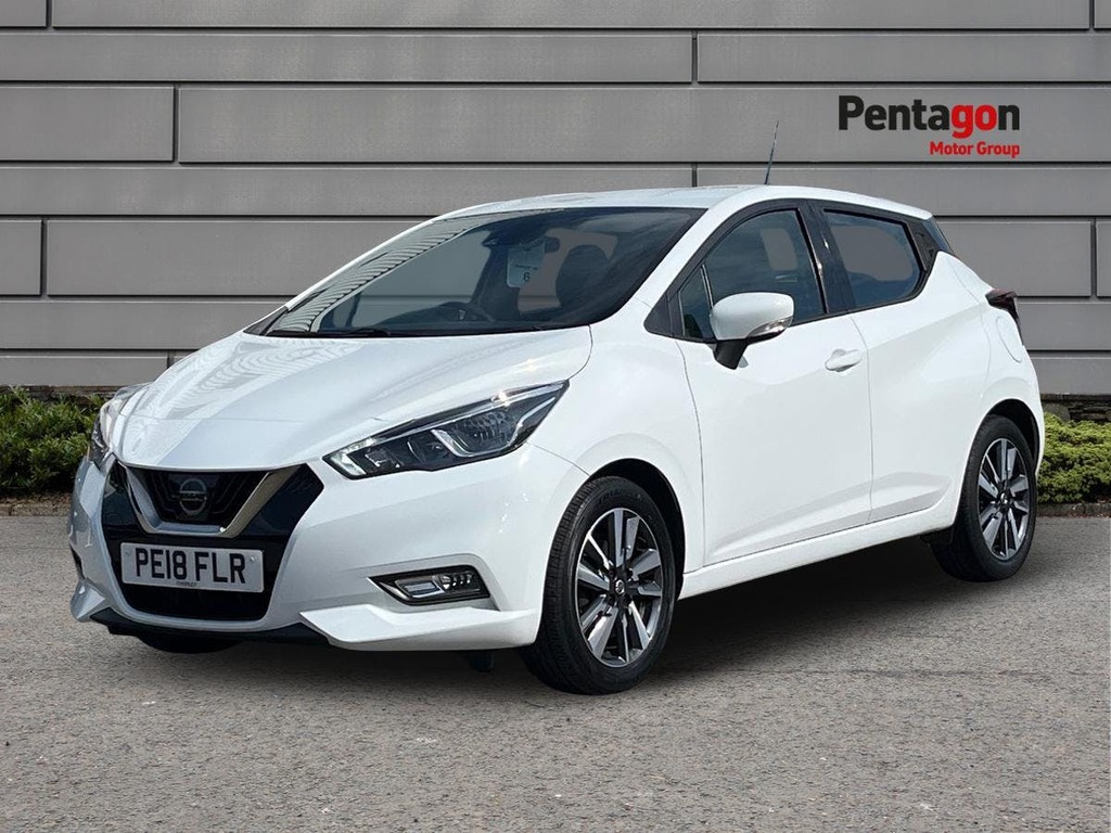 Nissan Micra 1.0 Acenta Hatchback Euro 6 71 White #3