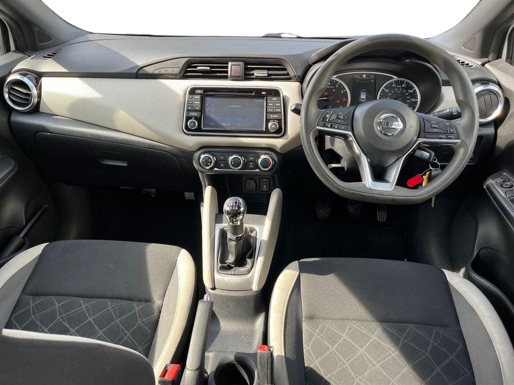 Nissan Micra 1.0 Acenta Hatchback Euro 6 71 White #6
