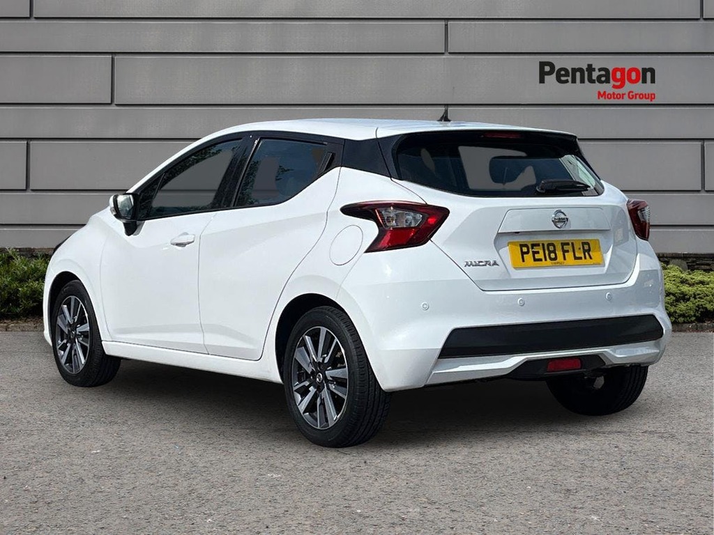 Nissan Micra 1.0 Acenta Hatchback Euro 6 71 White #2