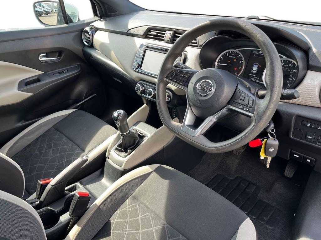 Nissan Micra 1.0 Acenta Hatchback Euro 6 71 White #5