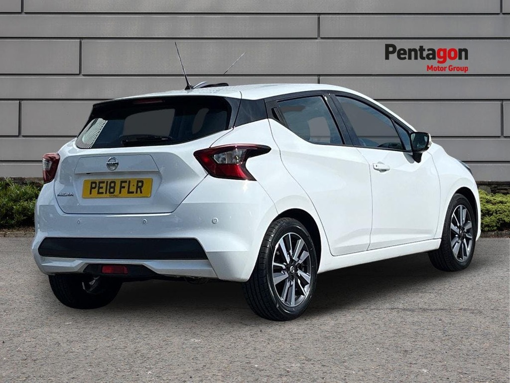 Nissan Micra 1.0 Acenta Hatchback Euro 6 71 White #4