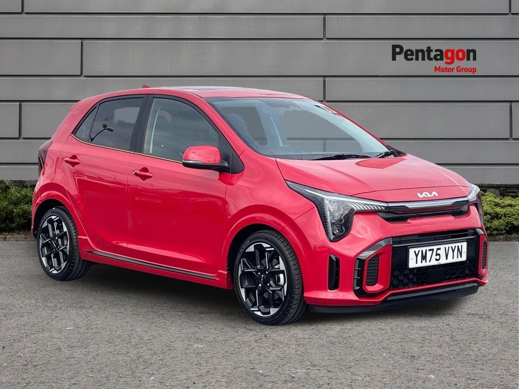 Kia Picanto 1.0 Gt Line S Hatchback Amt Euro 6 Ss Red