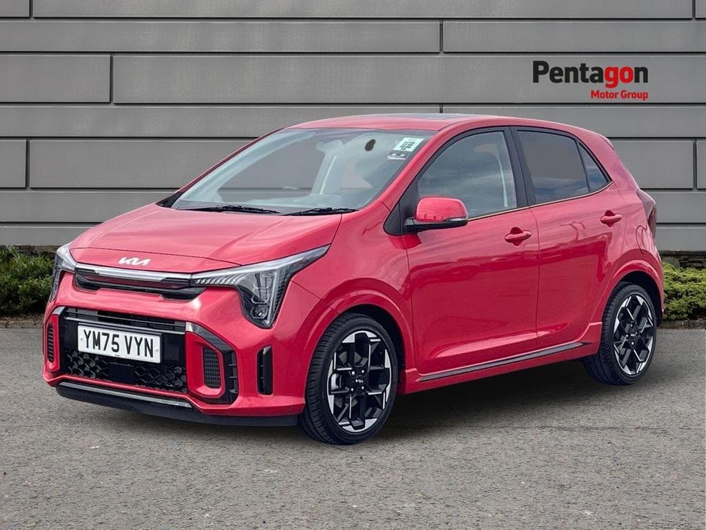 Kia Picanto 1.0 Gt Line S Hatchback Amt Euro 6 Ss Red #3