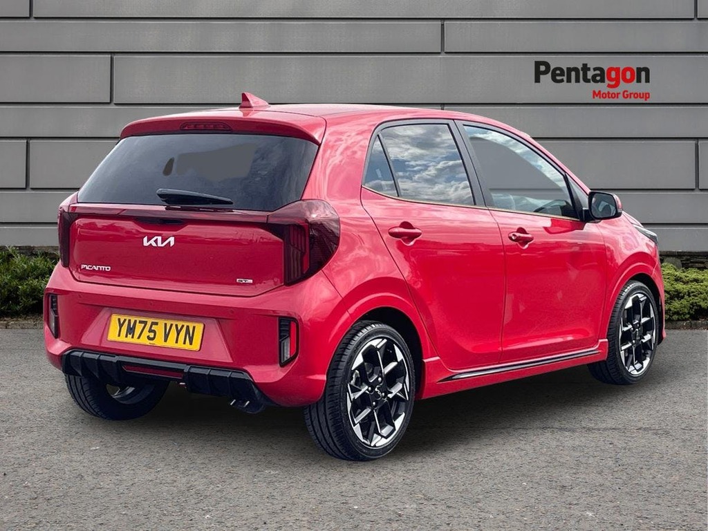 Kia Picanto 1.0 Gt Line S Hatchback Amt Euro 6 Ss Red #4