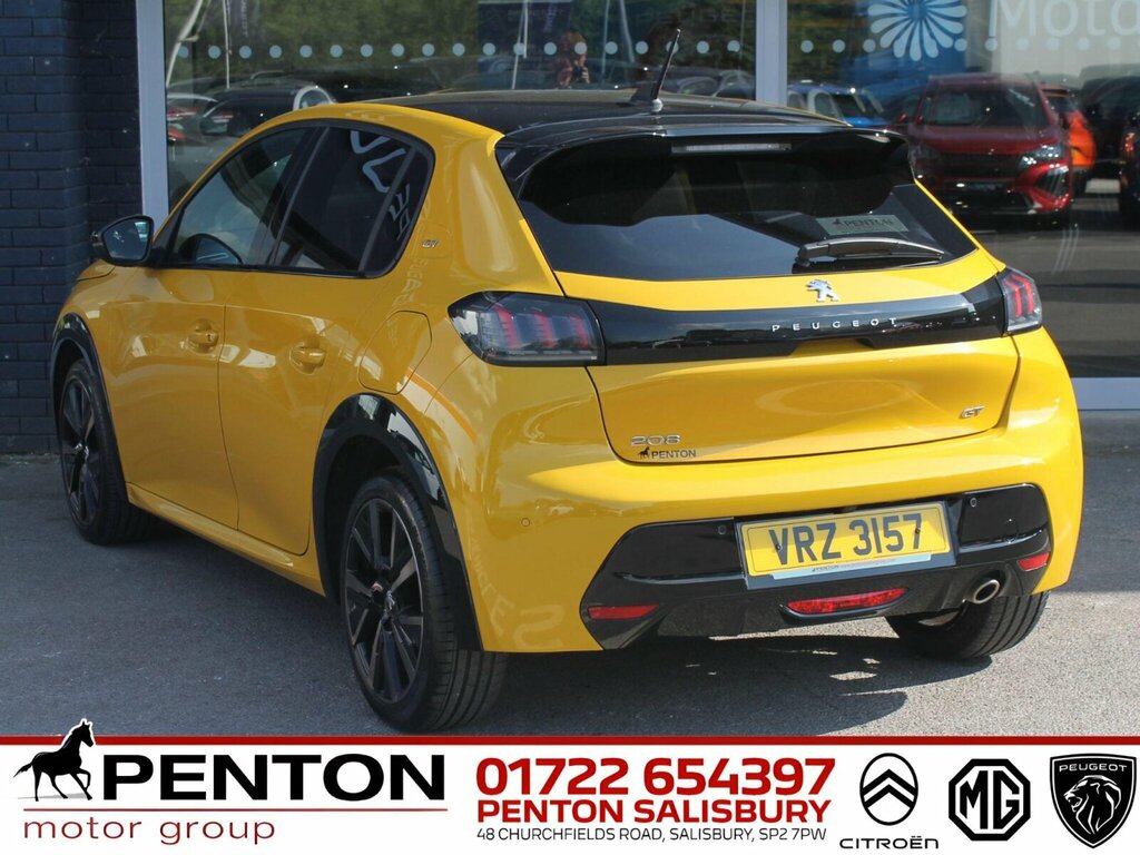 Peugeot 208 1.2 Puretech Gt Eat Euro 6 Ss VRZ3157 Black #3
