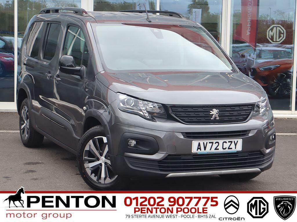 Peugeot Rifter 1.2 Puretech Gt Long Mpv Eat Euro 6 Ss AV72CZY Grey