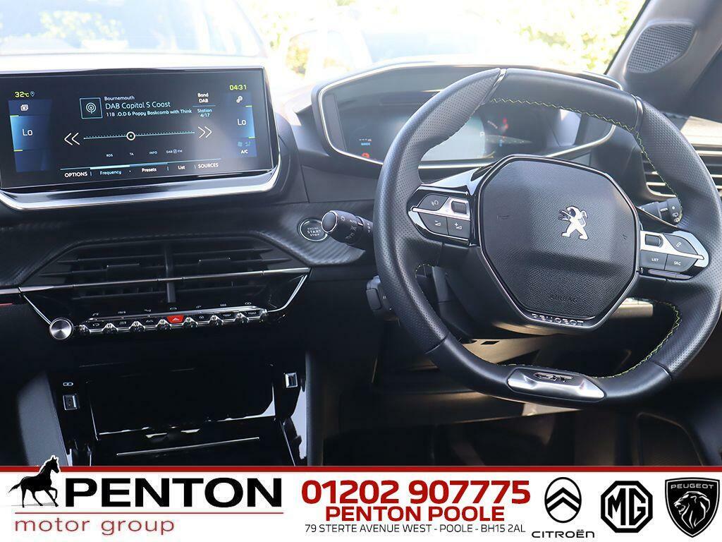Peugeot e-208 50Kwh Gt Premium 7Kw Charger Black #6