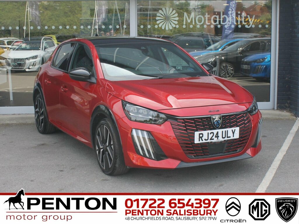 Peugeot 208 1.2 Puretech Gt Euro 6 Ss Red