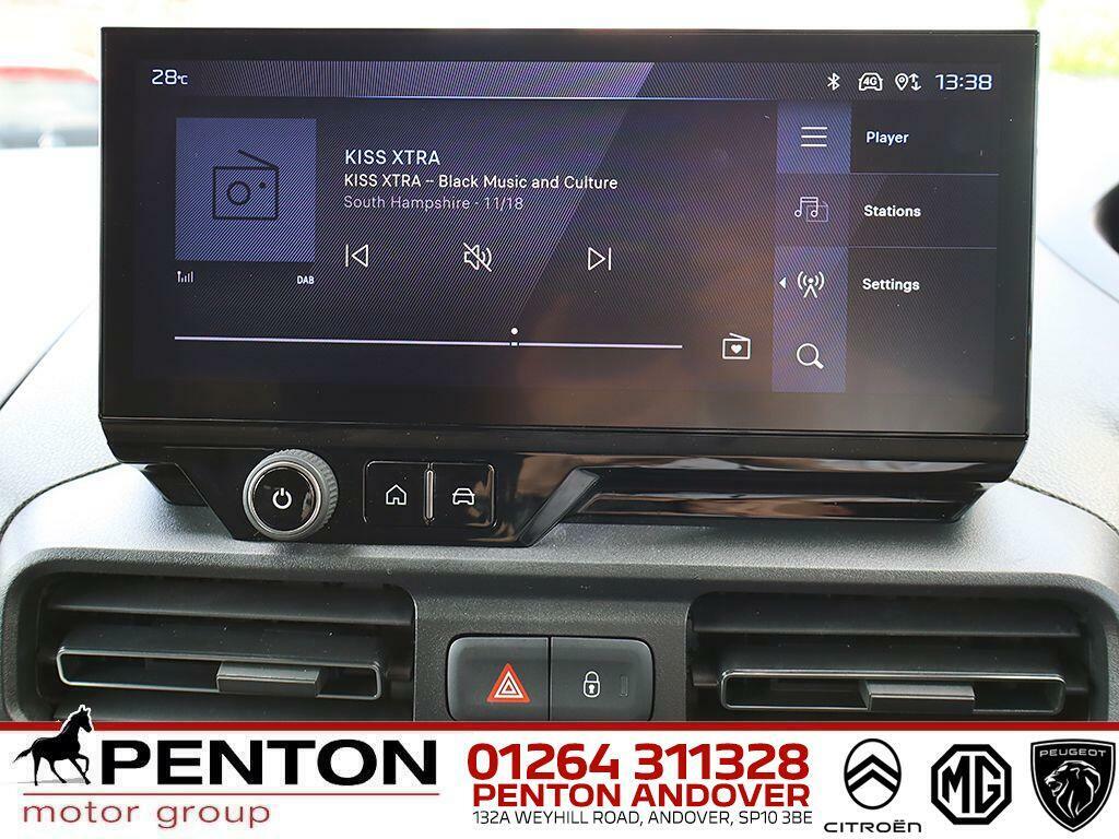 Peugeot Partner 1000 1.5 Bluehdi 100 Professional Van White #16