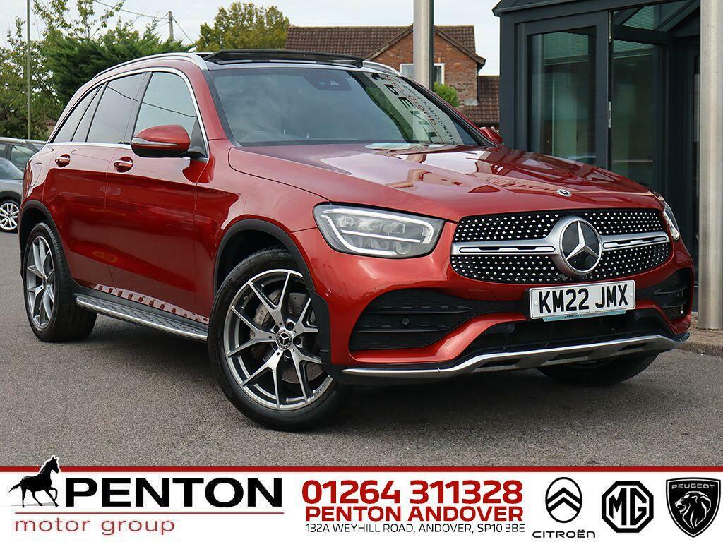 Mercedes-Benz GLC Class 2.0 Glc300d Amg Line Premium Plus G-tronic 4Mat Red