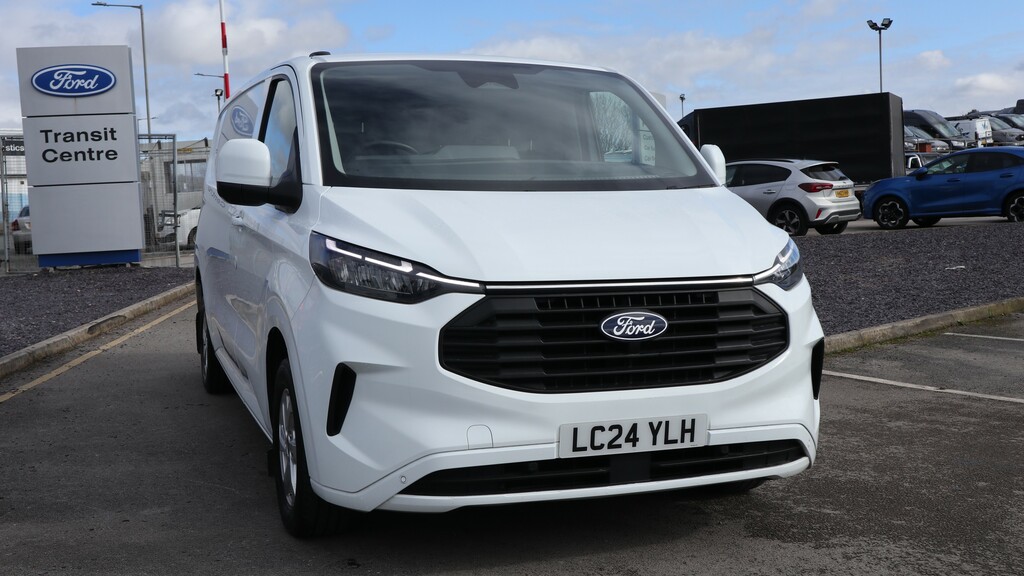Ford Transit Custom 300 L2 Lwb H1 Limited 136Ps Eu6 6 Speed Panel Van LC24YLH White #2