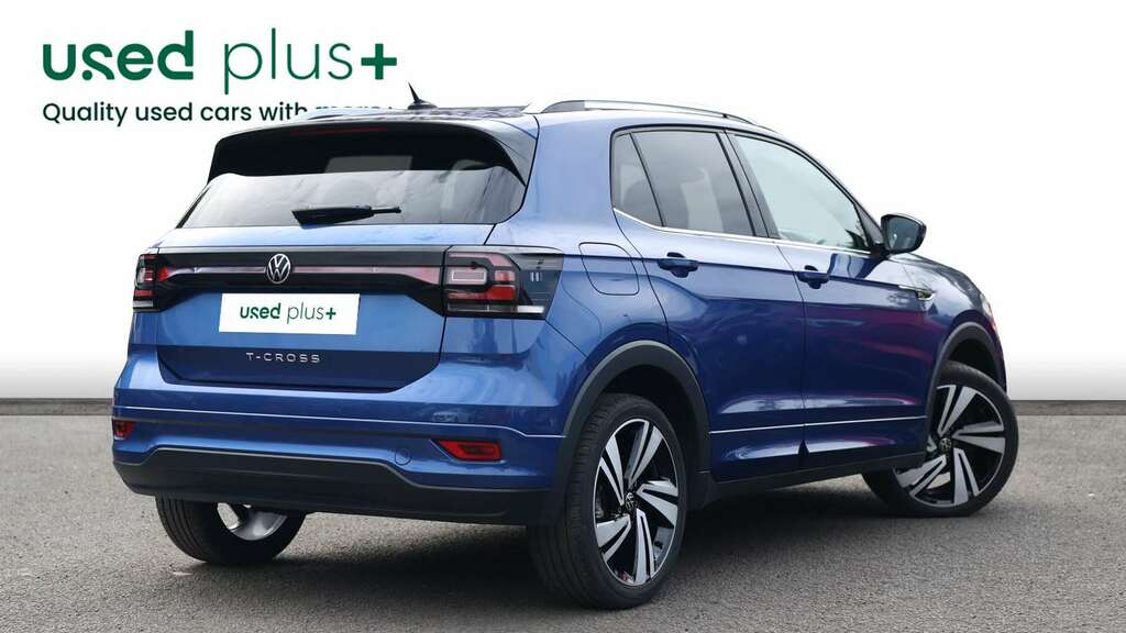 Volkswagen T-Cross 1.0 Tsi 110 R-line PJ70WKO Blue #3