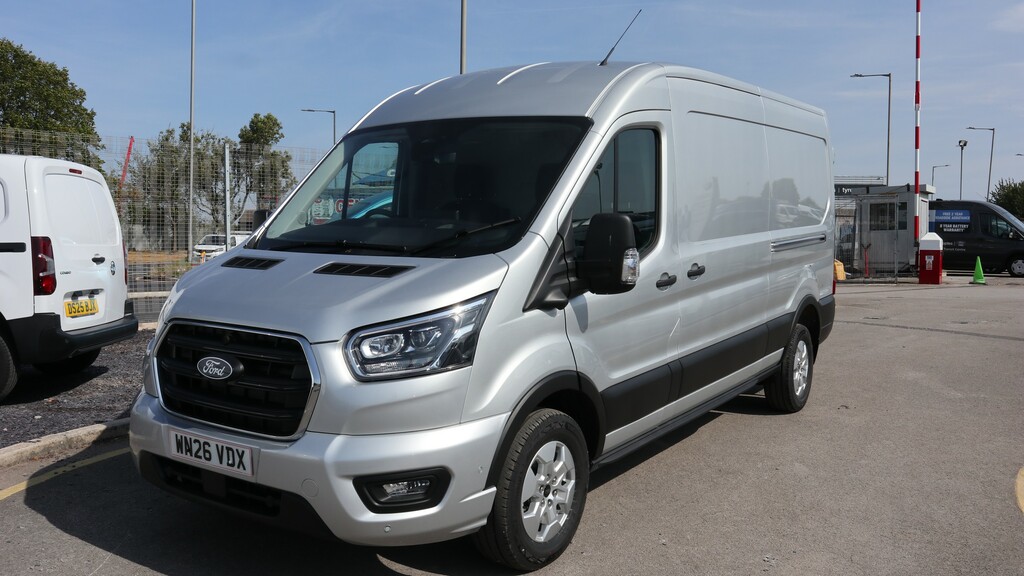Ford Transit Custom 350 L3 Lwb H2 Limited Nav 130Ps Eu6 8 Speed P WN26VDX Silver #3