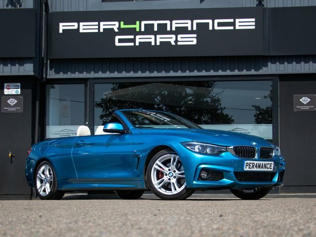 BMW 4 Series 3.0 430D M Sport Convertible Euro Blue