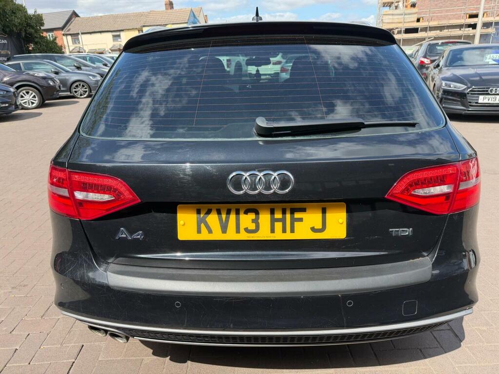 Audi A4 Avant 2.0 Tdi S Line Multitronic Euro 5 Ss 2013 Black #6