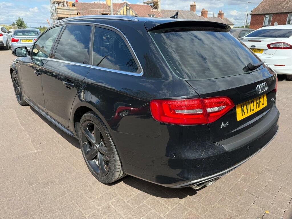 Audi A4 Avant 2.0 Tdi S Line Multitronic Euro 5 Ss 2013 Black #4