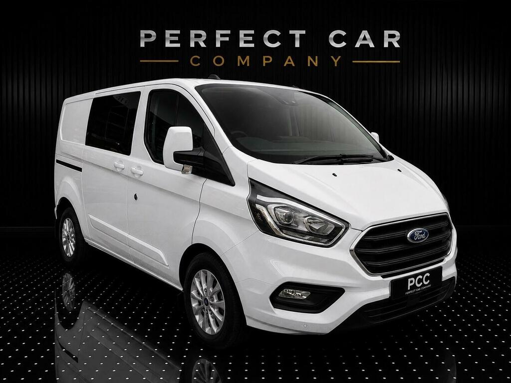 Ford Transit Custom 2.0 300 Ecoblue Limited Crew Van L2 H1 Euro 6 Ss White