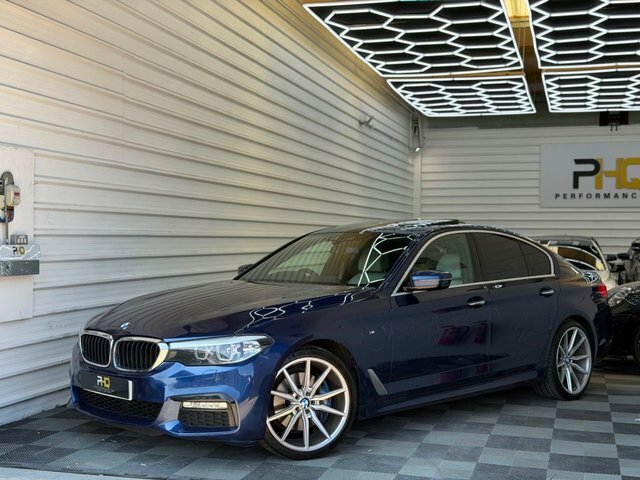 BMW 5 Series 2017 2.0 530I M Sport Saloon Euro Blue #4
