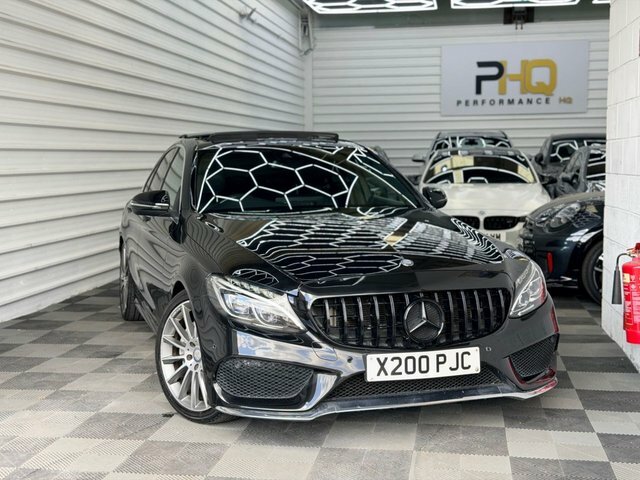 Mercedes-Benz C Class 2017 2.1 C220d Amg Line Premium Saloon Diese Black #6