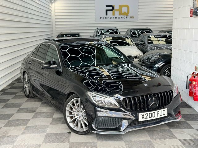 Mercedes-Benz C Class 2017 2.1 C220d Amg Line Premium Saloon Diese Black #5
