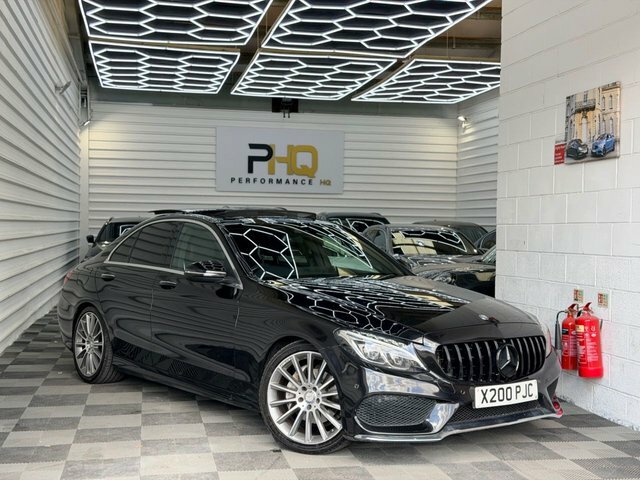 Mercedes-Benz C Class 2017 2.1 C220d Amg Line Premium Saloon Diese Black #4