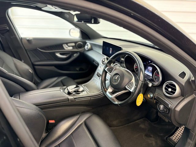 Mercedes-Benz C Class 2017 2.1 C220d Amg Line Premium Saloon Diese Black #3