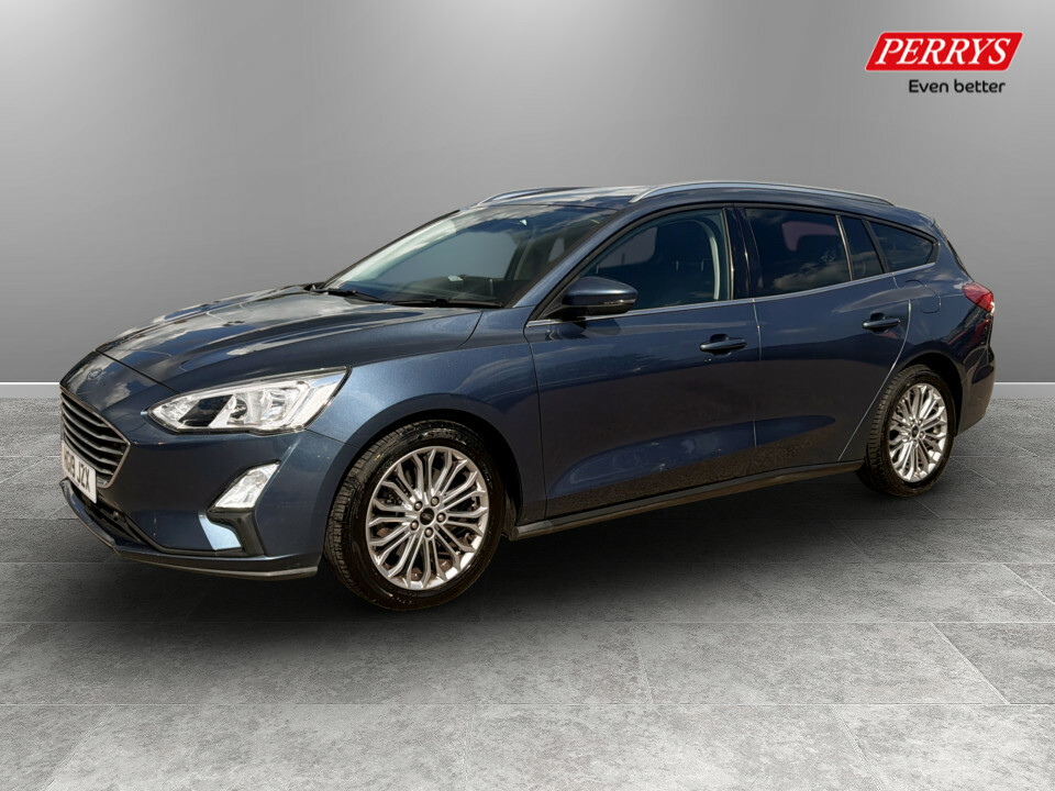 Ford Focus 1.0 Ecoboost 125 Titanium X HG19JZX Blue #3