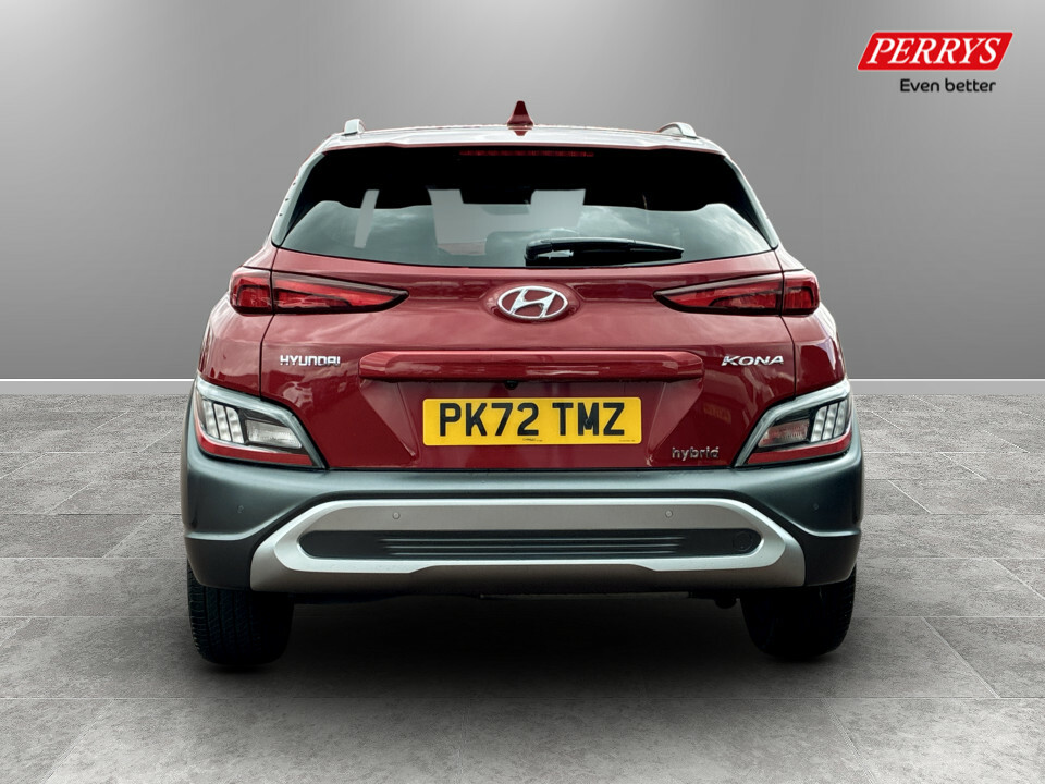Hyundai Kona 1.6 Gdi Hybrid Ultimate Dct PK72TMZ Red #6