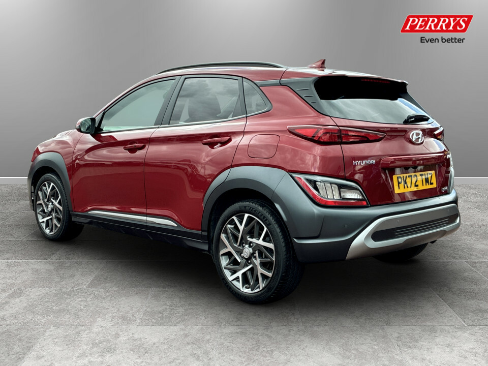 Hyundai Kona 1.6 Gdi Hybrid Ultimate Dct PK72TMZ Red #5