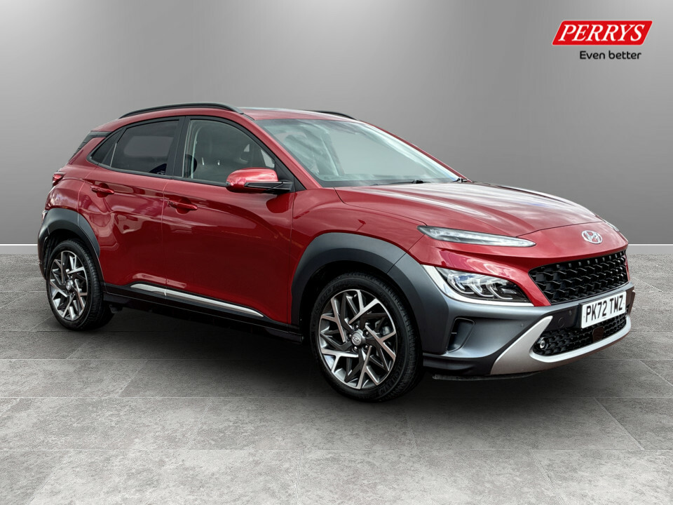 Hyundai Kona 1.6 Gdi Hybrid Ultimate Dct PK72TMZ Red