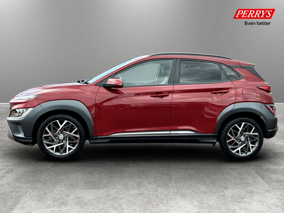 Hyundai Kona 1.6 Gdi Hybrid Ultimate Dct PK72TMZ Red #4