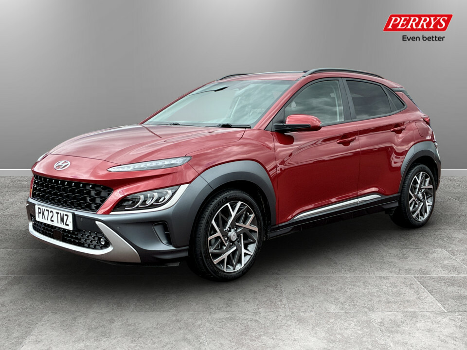 Hyundai Kona 1.6 Gdi Hybrid Ultimate Dct PK72TMZ Red #3