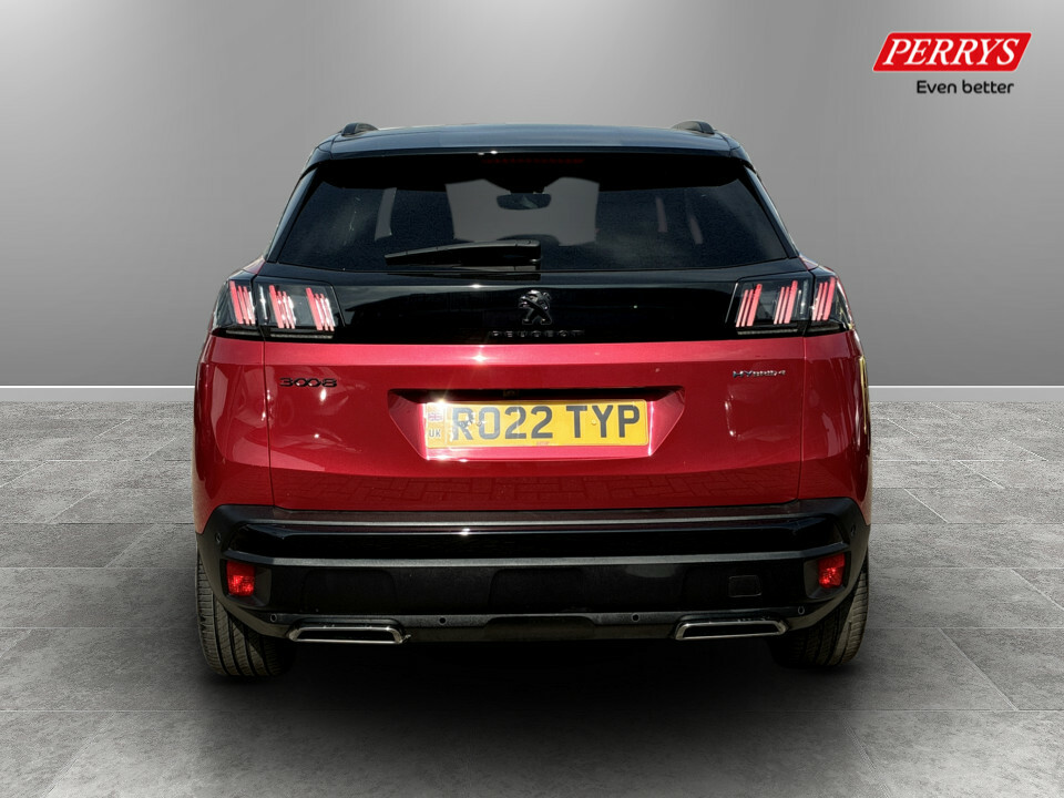 Peugeot 3008 1.6 Hybrid4 300 Gt E-eat8 RO22TYP Red #6